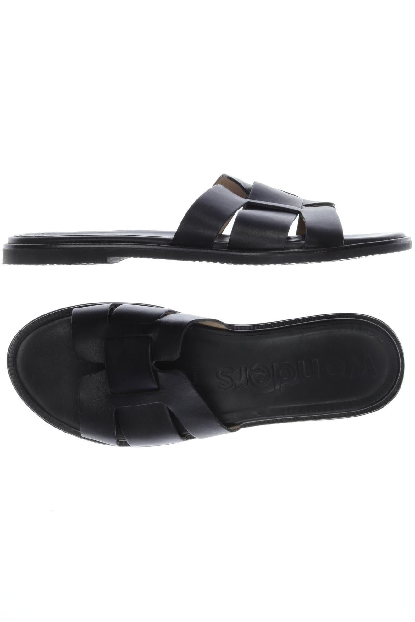 

wonders Damen Sandale, schwarz, Gr. 41