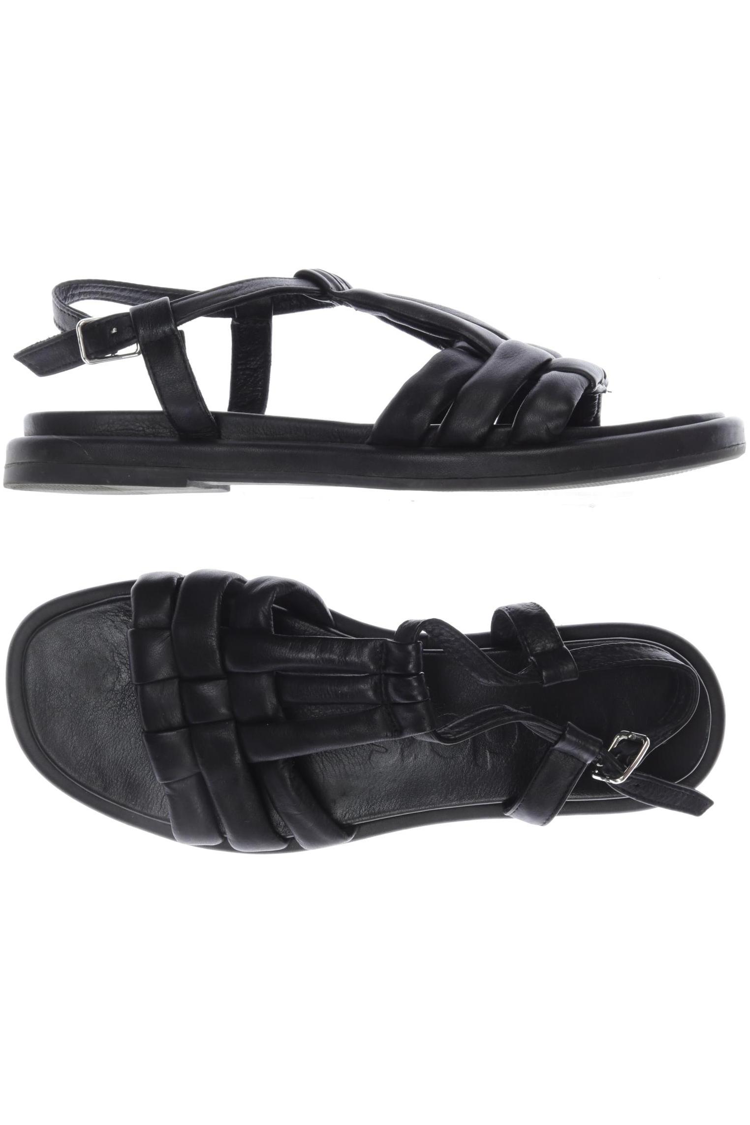 

wonders Damen Sandale, schwarz, Gr. 39