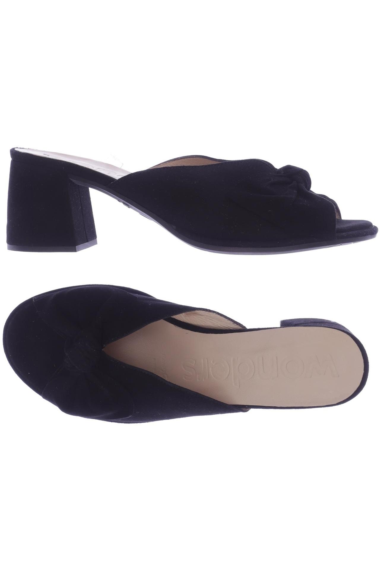 

wonders Damen Sandale, schwarz