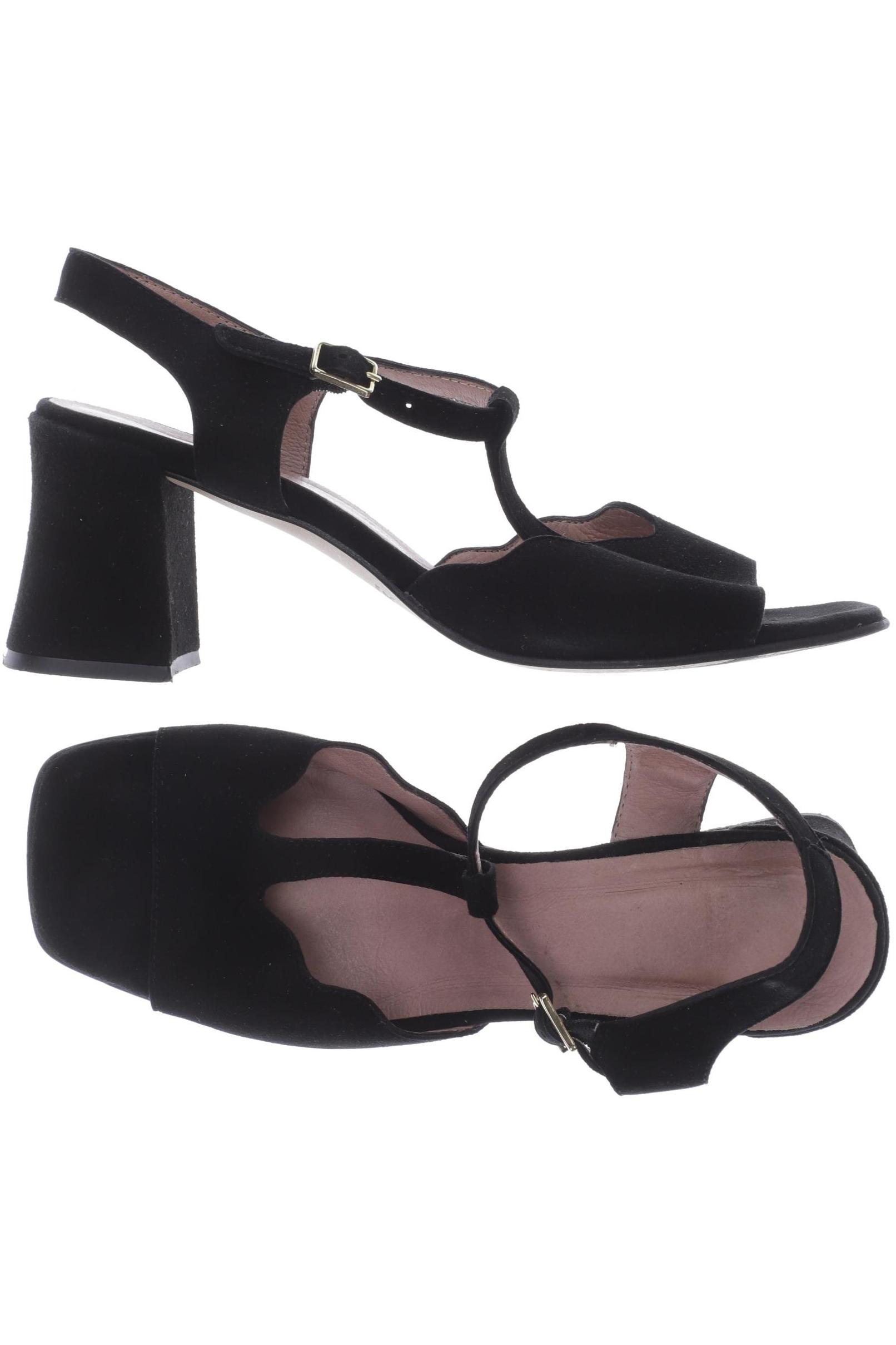 

wonders Damen Sandale, schwarz, Gr. 39
