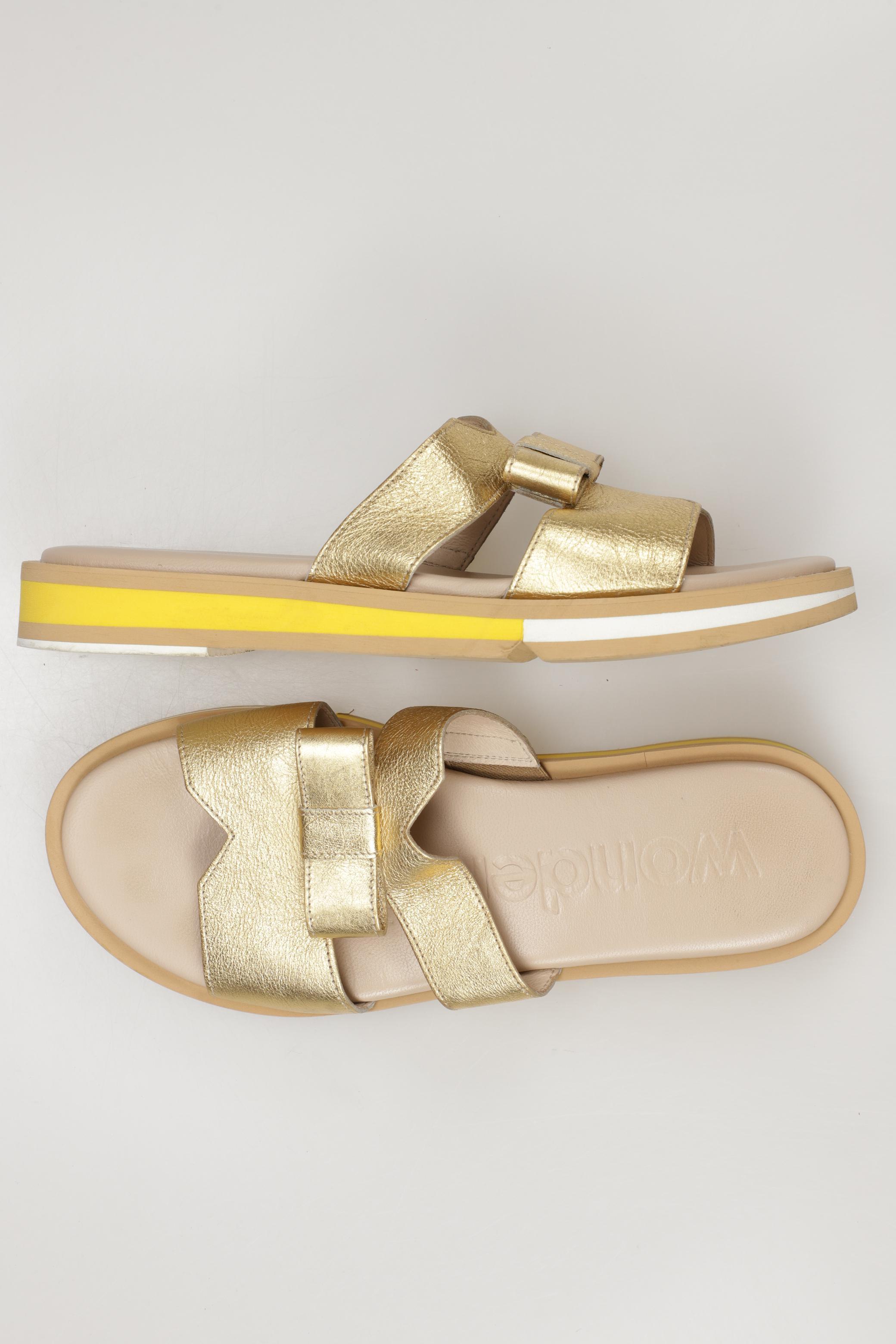 

wonders Damen Sandale, gold, Gr. 40