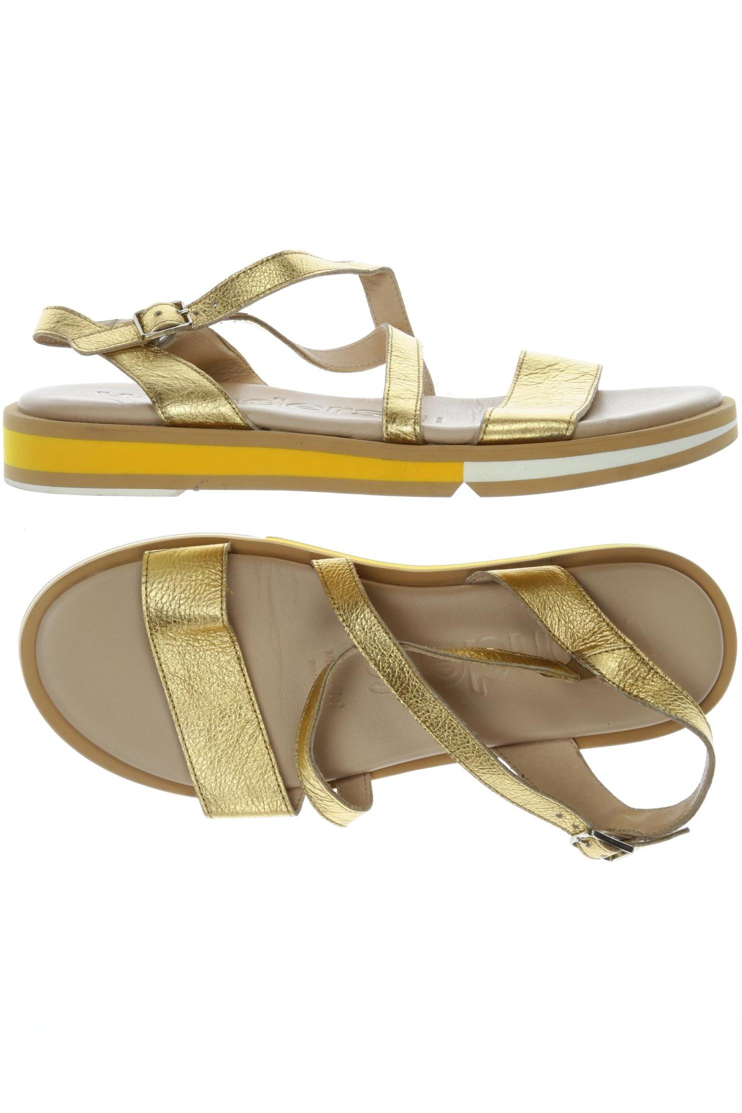 

wonders Damen Sandale, gold, Gr. 42