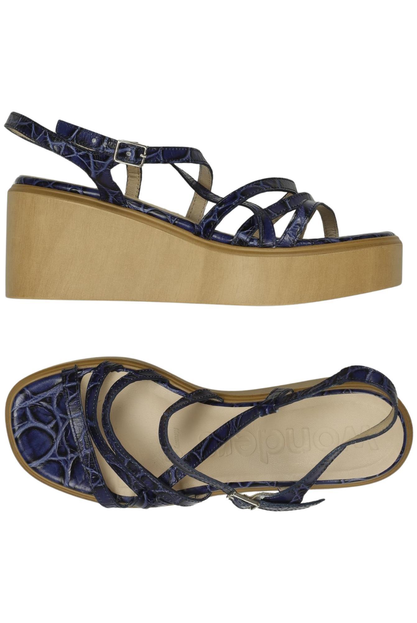 

wonders Damen Sandale, marineblau, Gr. 38