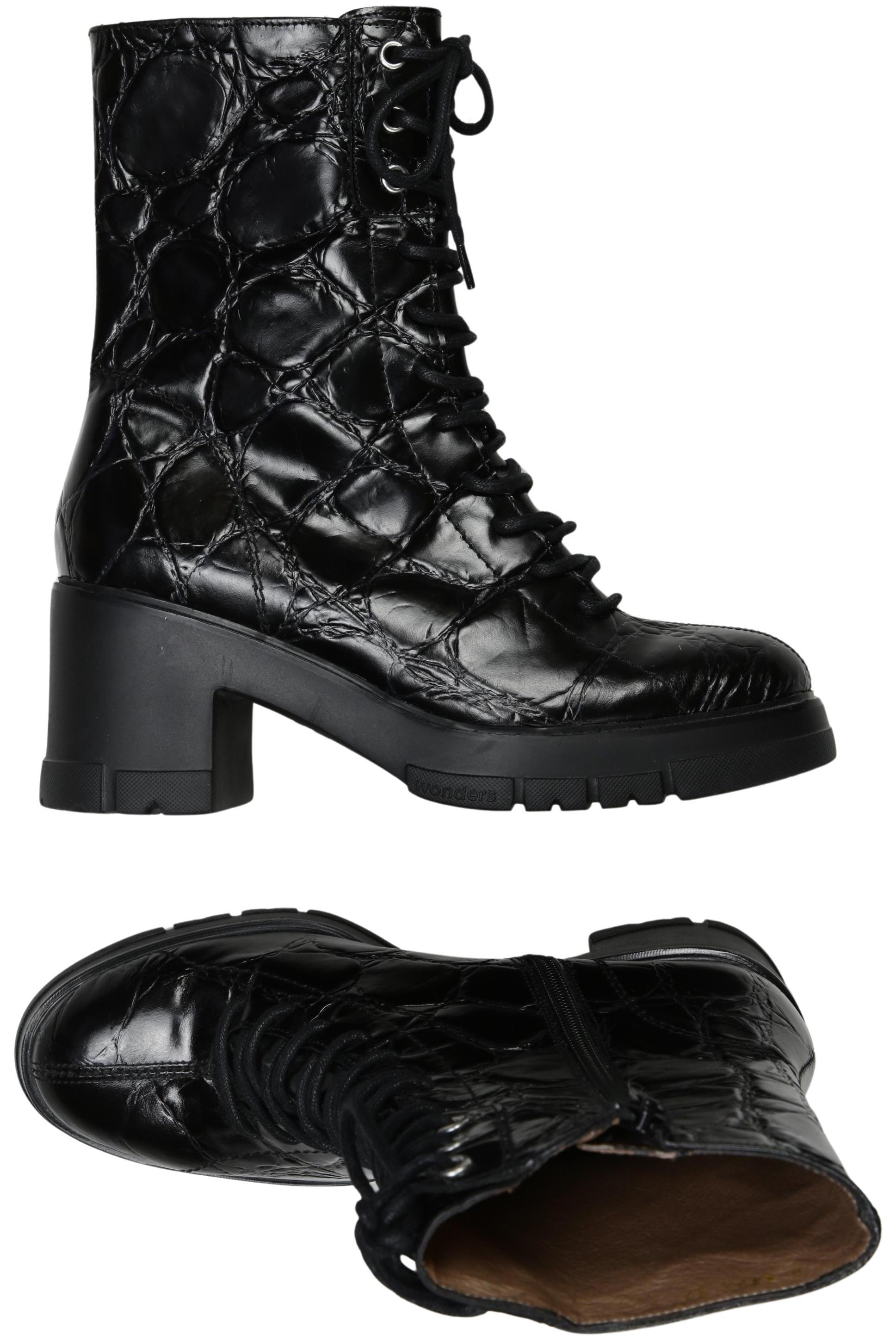 

wonders Damen Stiefelette, schwarz, Gr. 37
