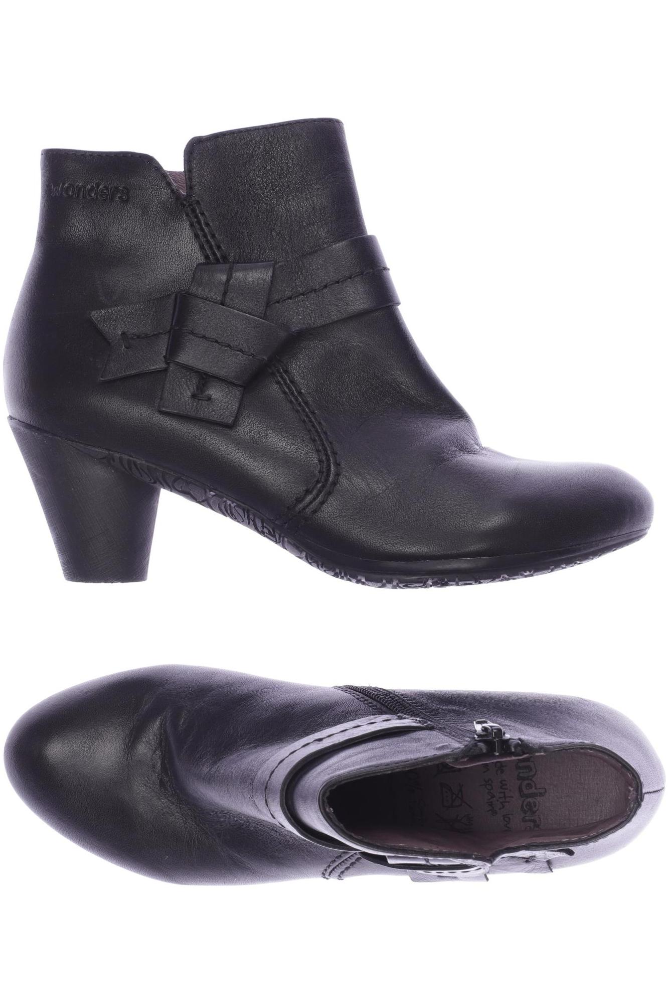 

wonders Damen Stiefelette, schwarz