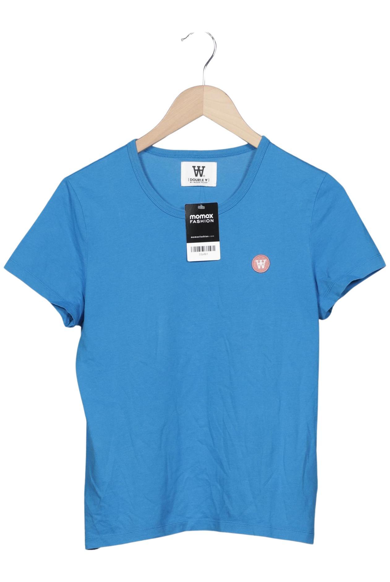 

Wood Wood Damen T-Shirt, blau, Gr. 38