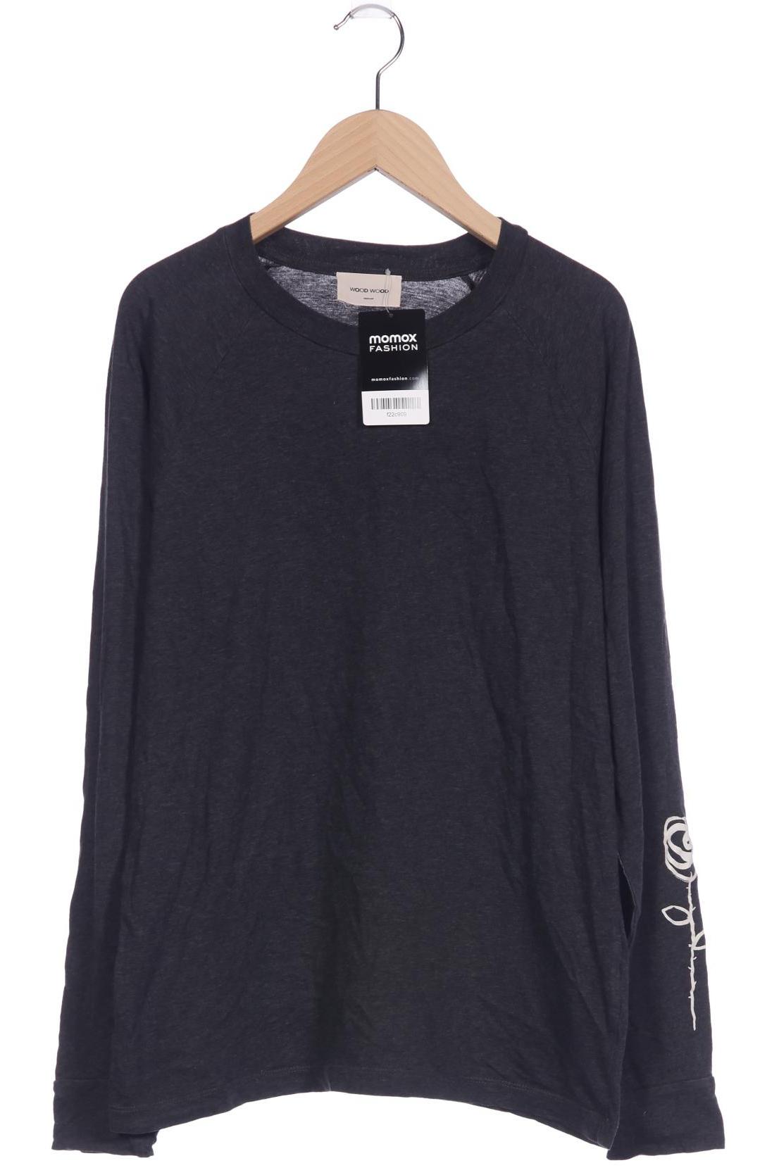 

Wood Wood Damen Langarmshirt, grau, Gr. 38