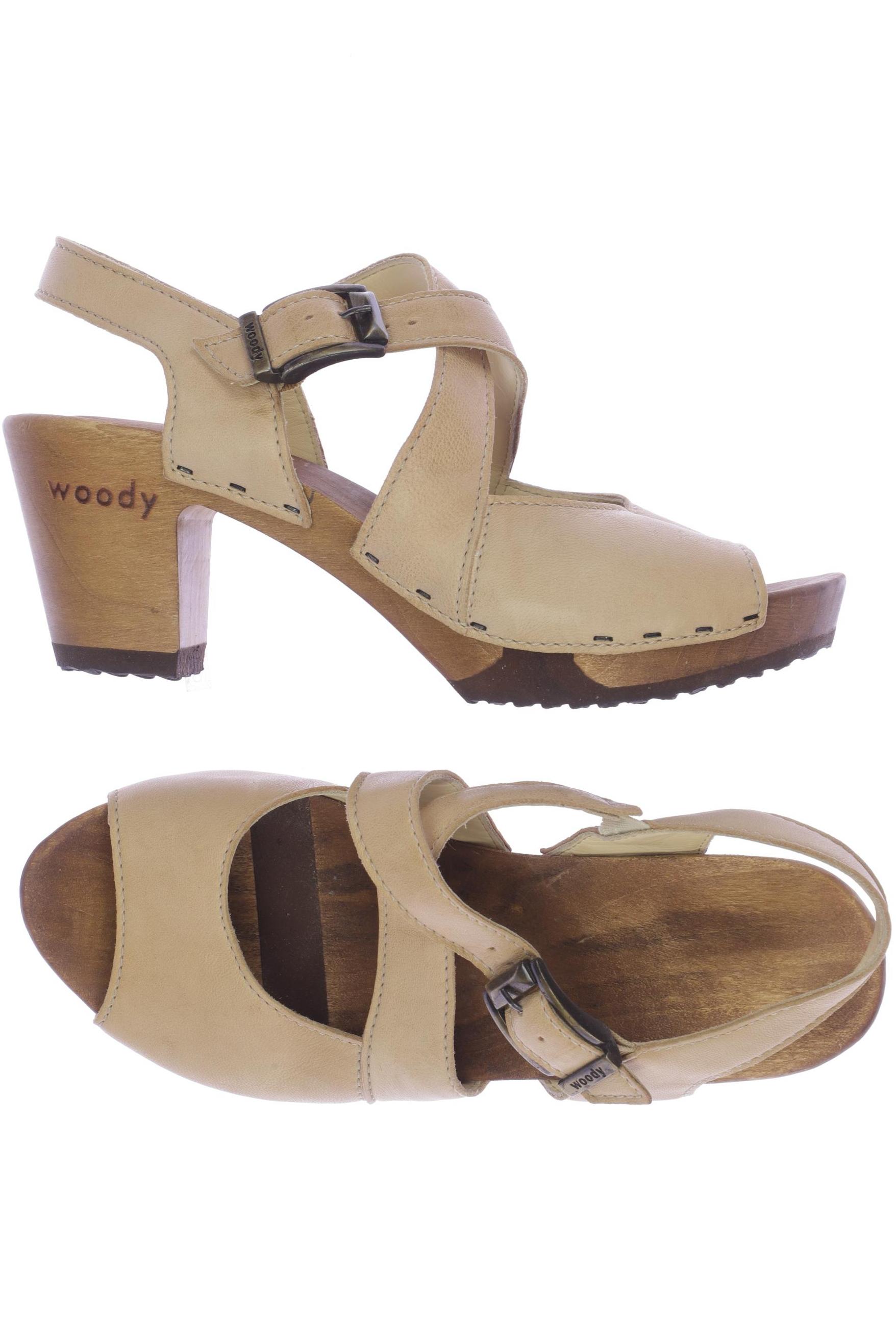 

Wood Wood Damen Sandale, beige, Gr. 40