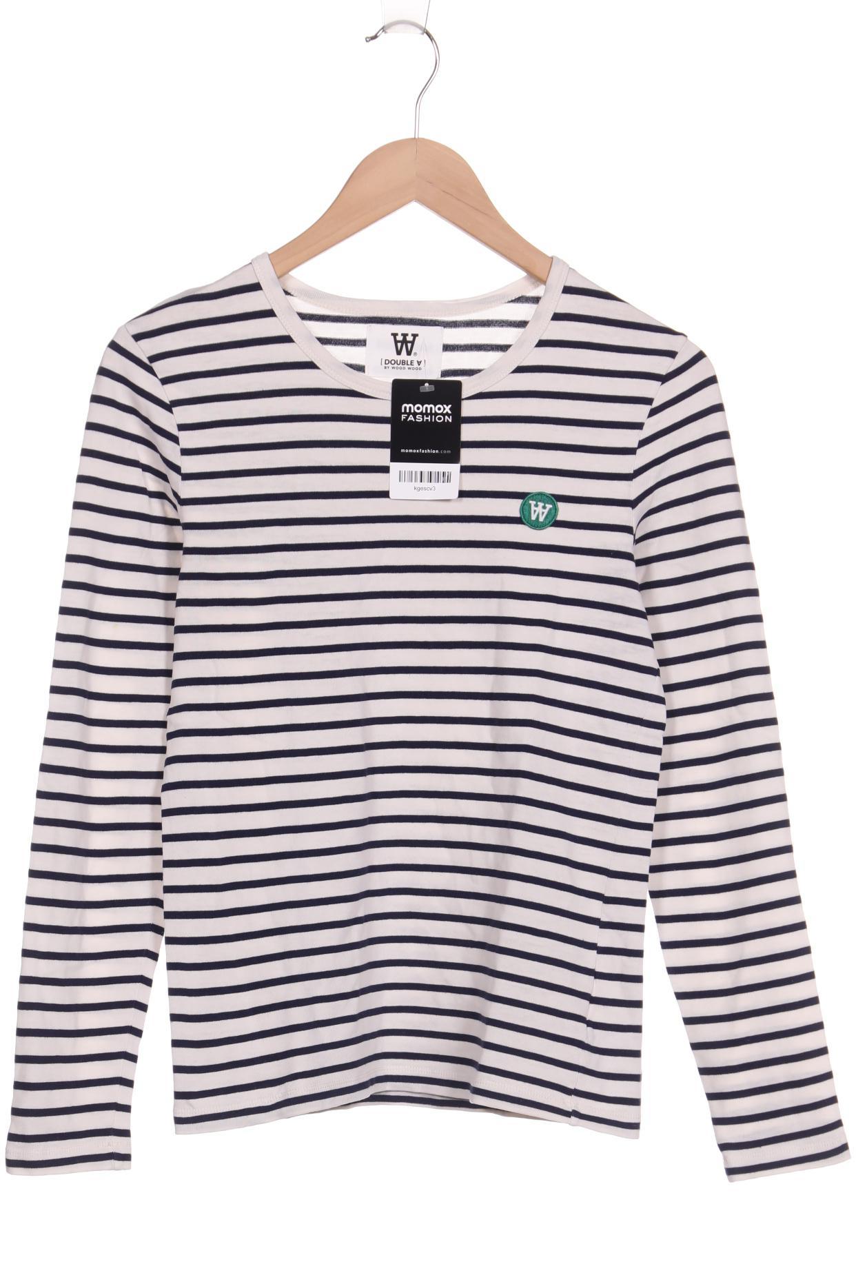 

WOOD WOOD Damen Langarmshirt, weiß