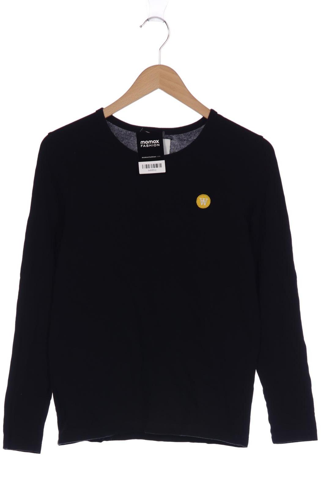 

Wood Wood Damen Langarmshirt, schwarz, Gr. 36