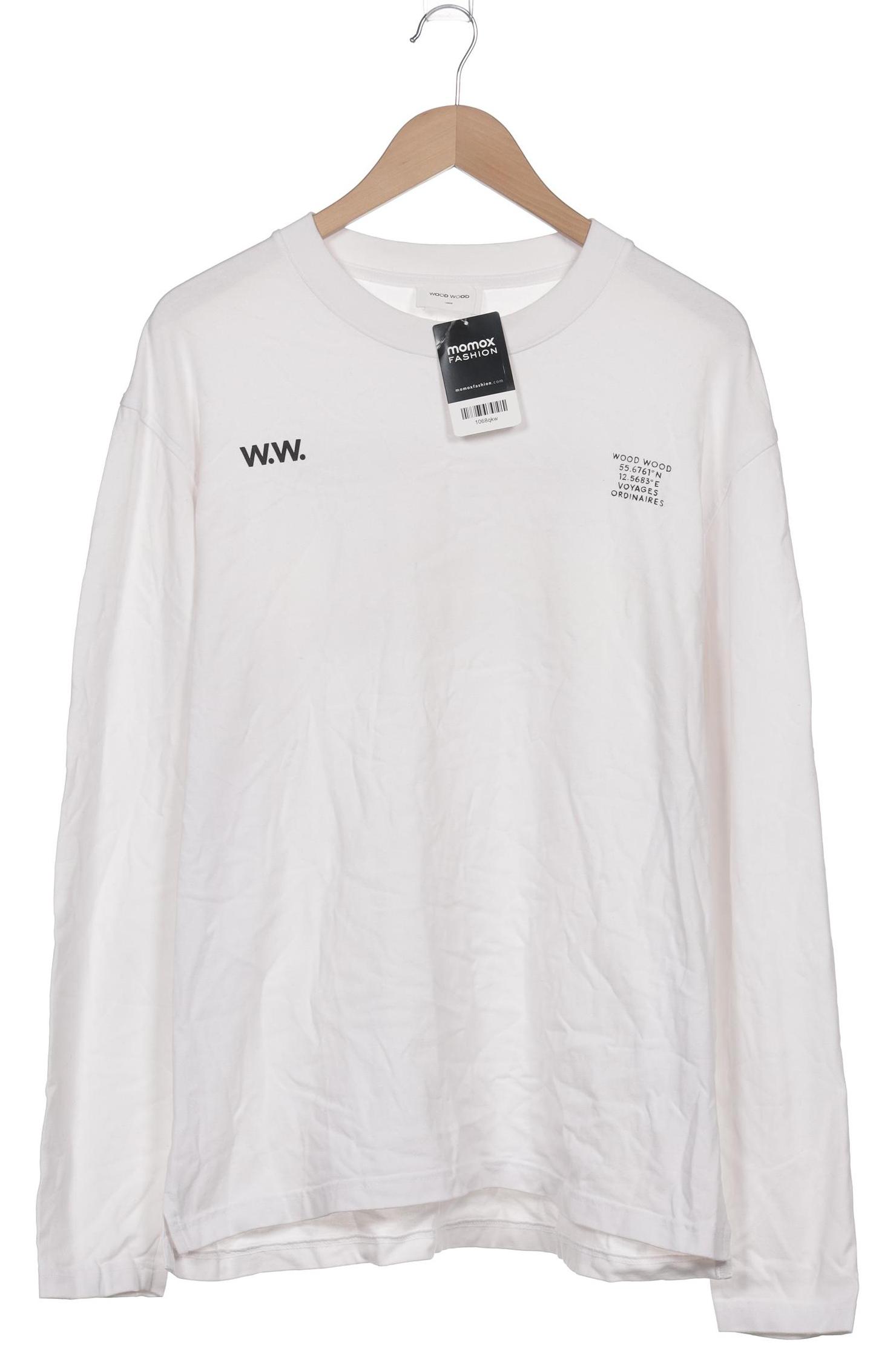 

Wood Wood Herren Langarmshirt, weiß, Gr. 52