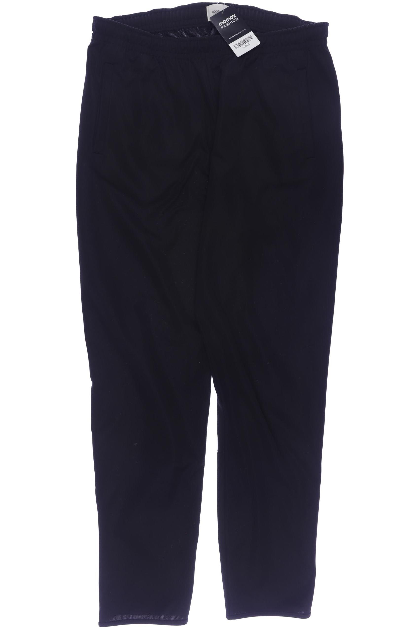 

Wood Wood Herren Stoffhose, schwarz, Gr. 0