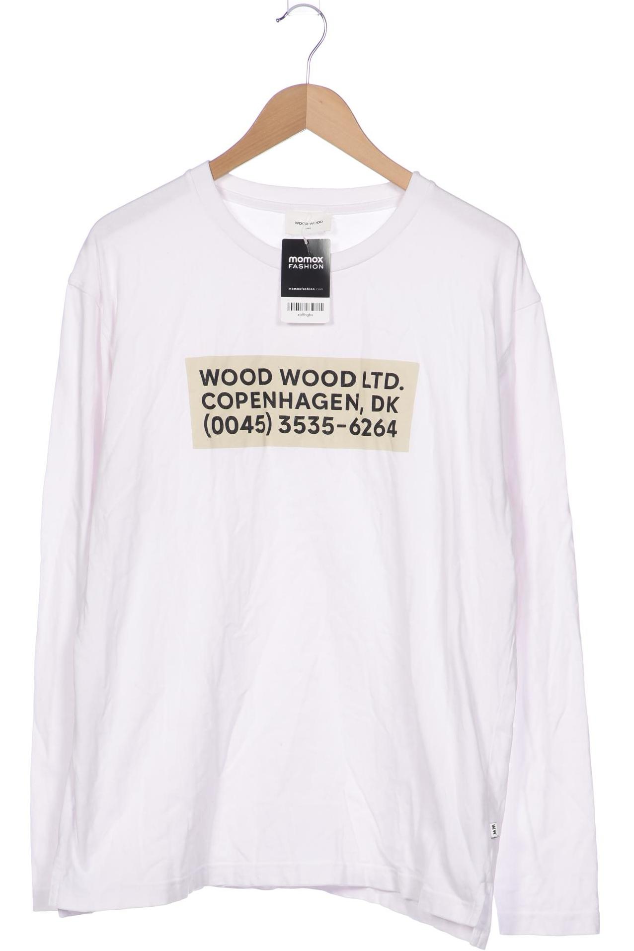 

Wood Wood Herren Langarmshirt, weiß, Gr. 52