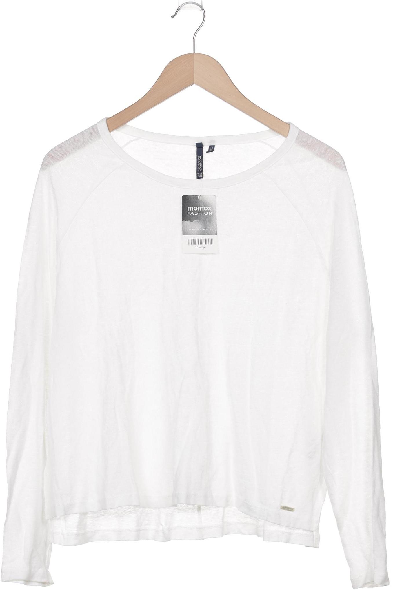 

Woolrich Damen Langarmshirt, weiß, Gr. 38