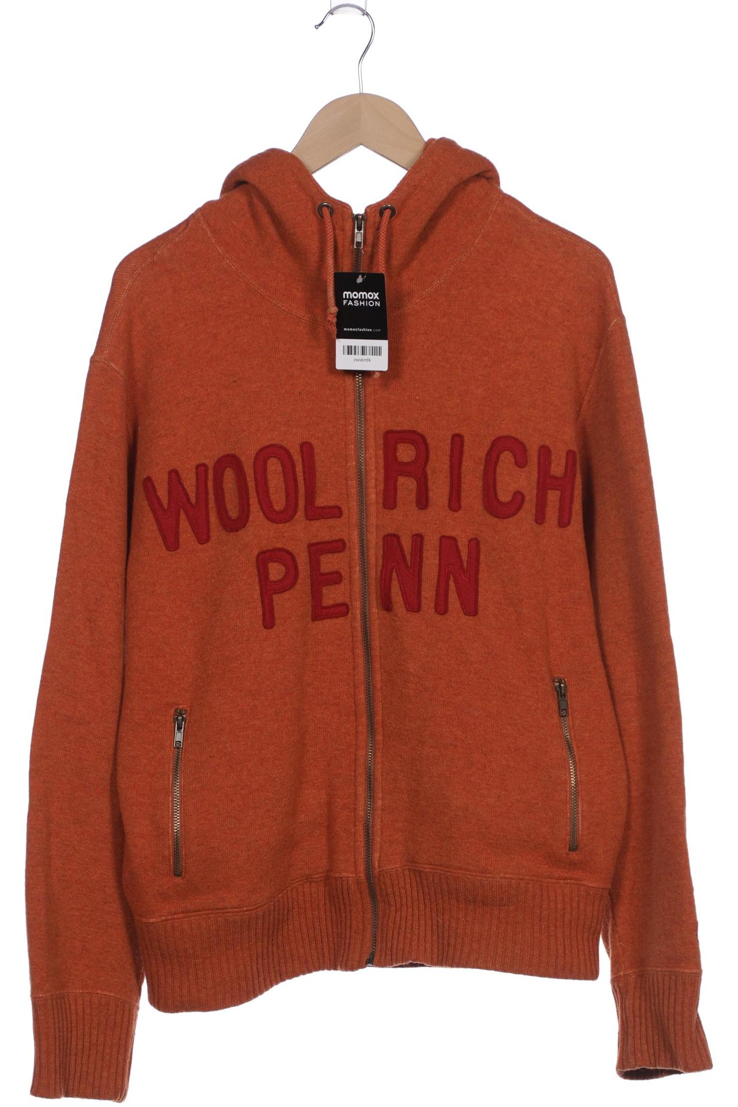 

Woolrich Herren Kapuzenpullover, orange, Gr. 52