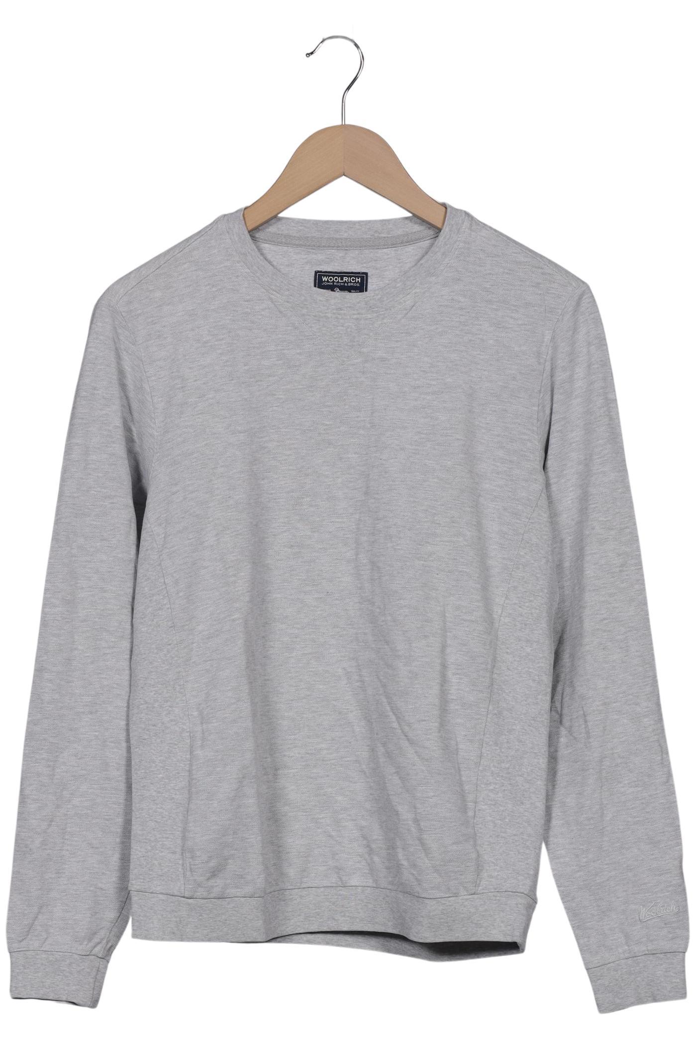 Thumbnail - Woolrich Herren Langarmshirt, grau, Gr. 46