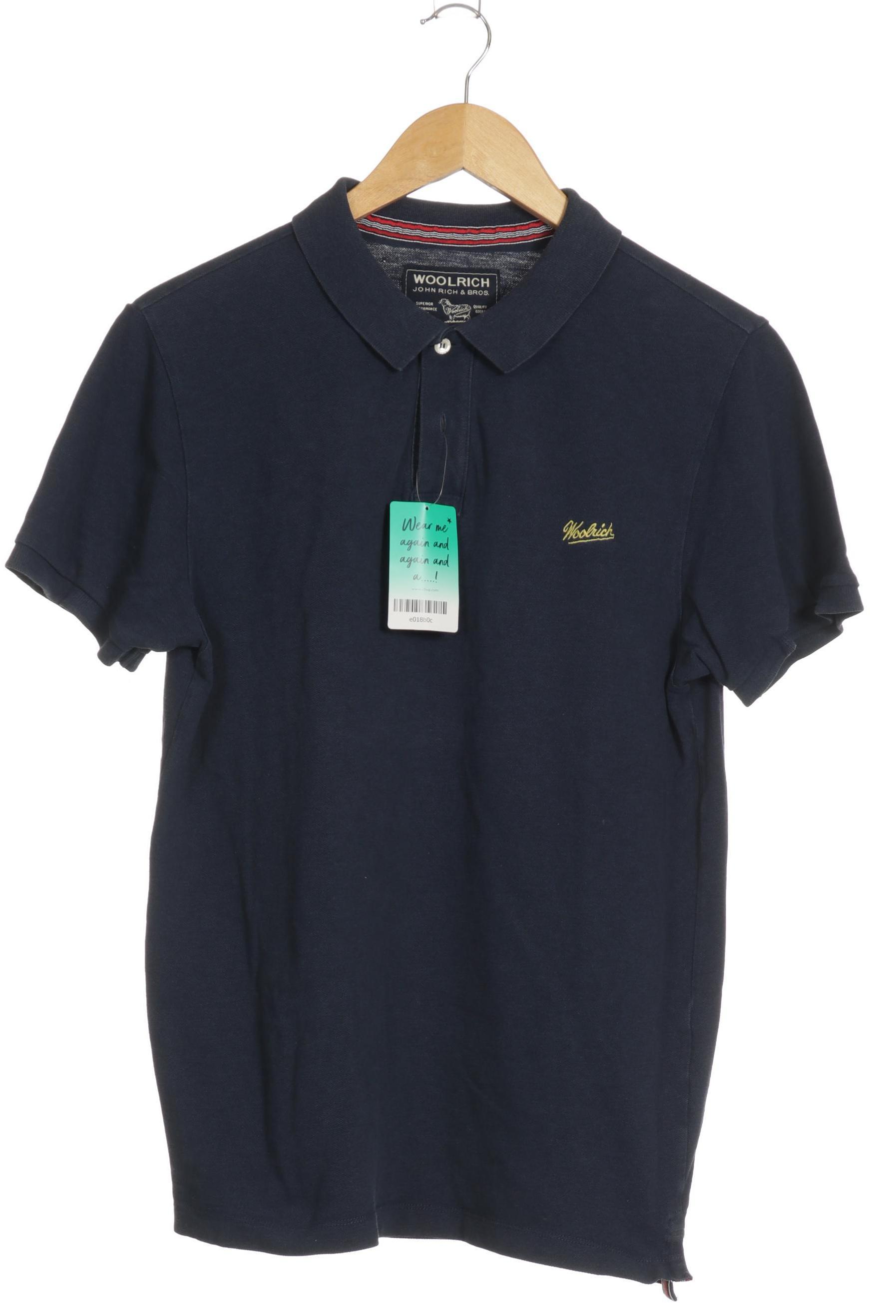 Thumbnail - Woolrich Herren Poloshirt, blau, Gr.