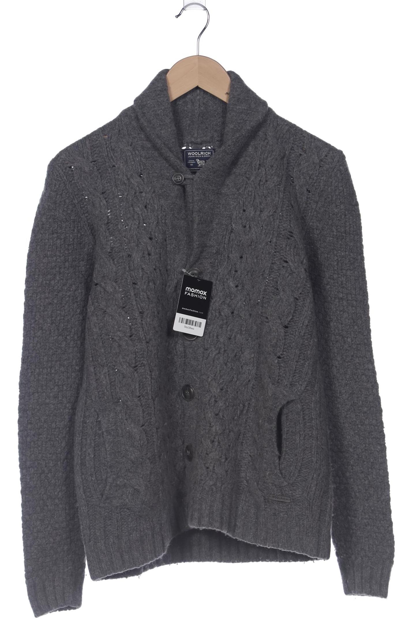 

Woolrich Herren Strickjacke, grau, Gr. 48