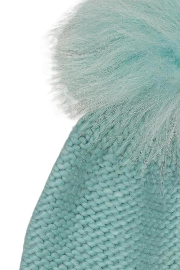 Thumbnail - Woolrich Mädchen Hut/Mütze, türkis, Gr. 54