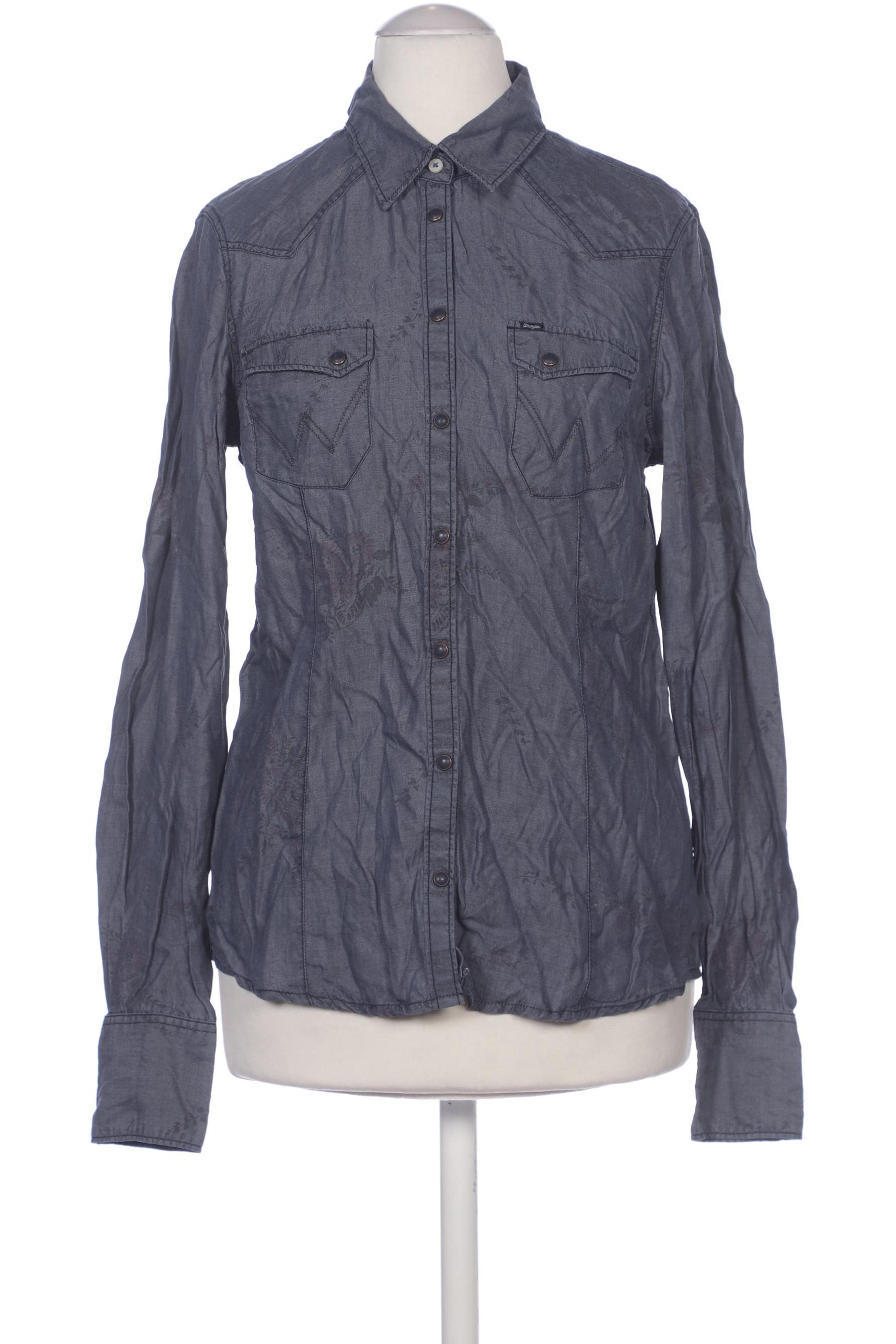 

Wrangler Damen Bluse, blau, Gr. 34