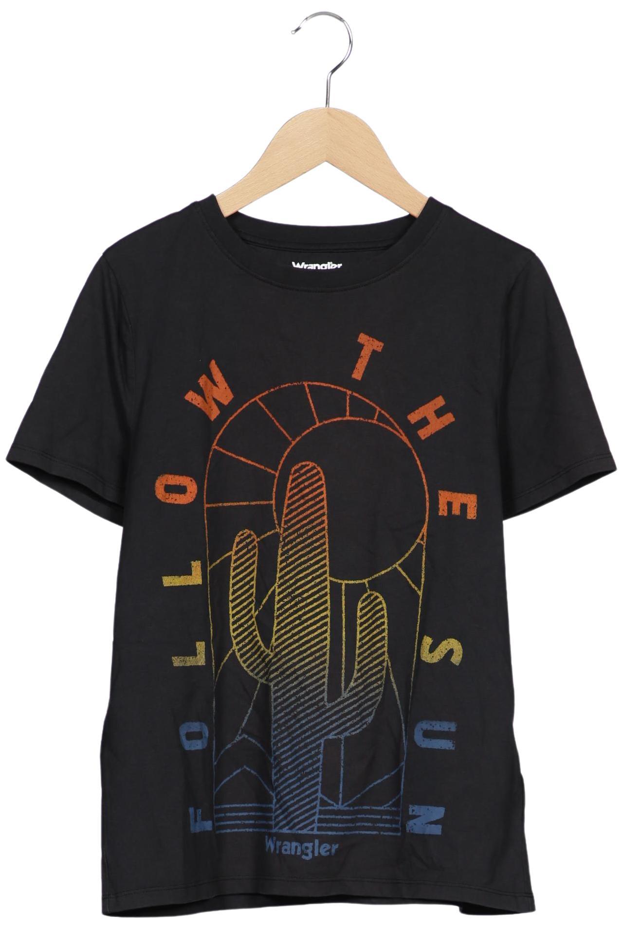 

Wrangler Damen T-Shirt, schwarz, Gr. 36