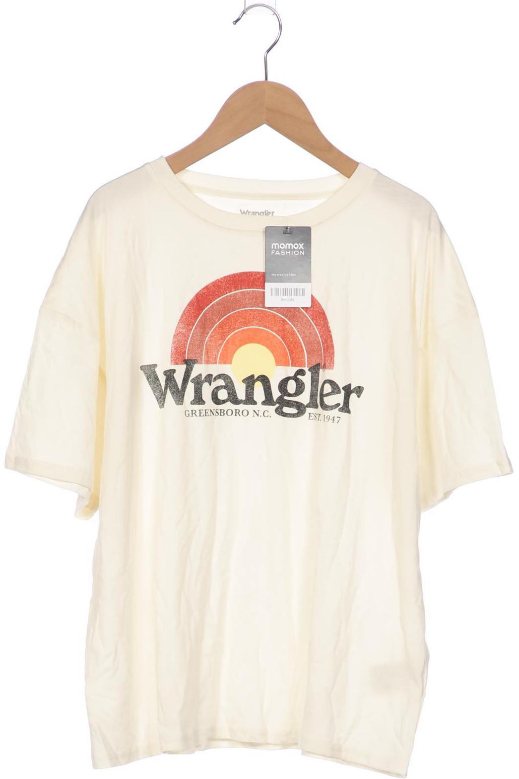 

Wrangler Damen T-Shirt, cremeweiß, Gr. 34
