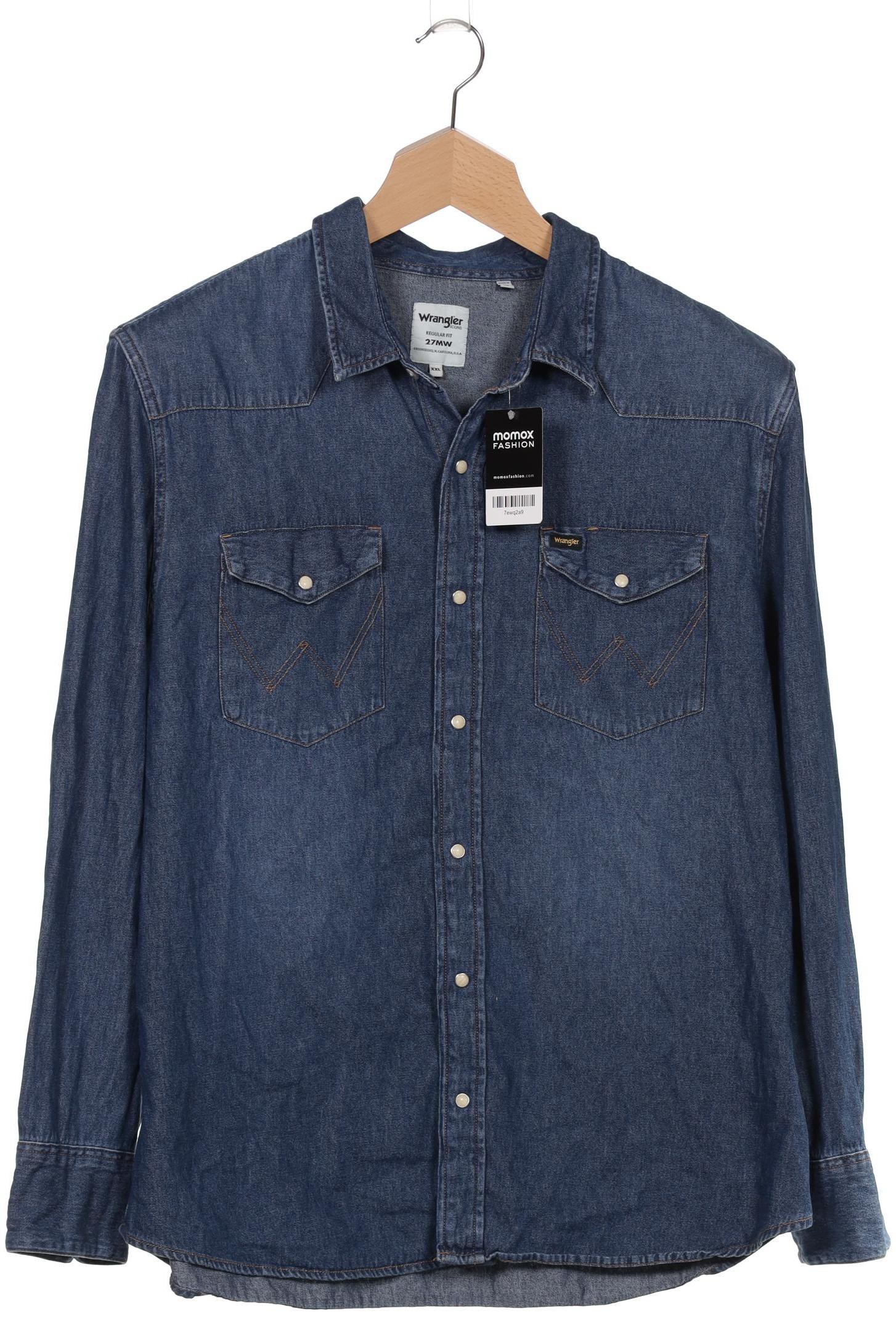 

Wrangler Herren Hemd, marineblau, Gr. 56