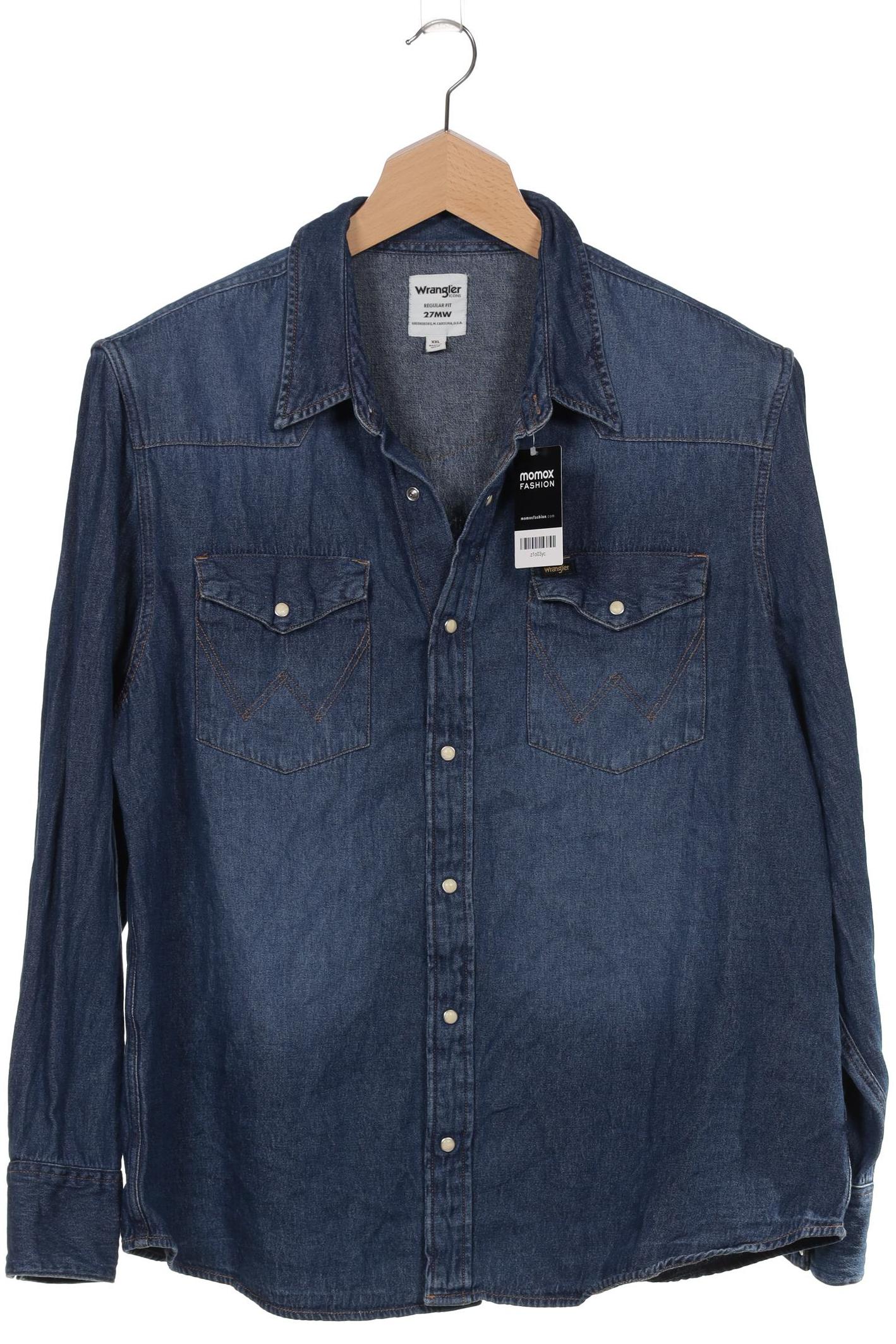 

Wrangler Herren Hemd, marineblau, Gr. 56