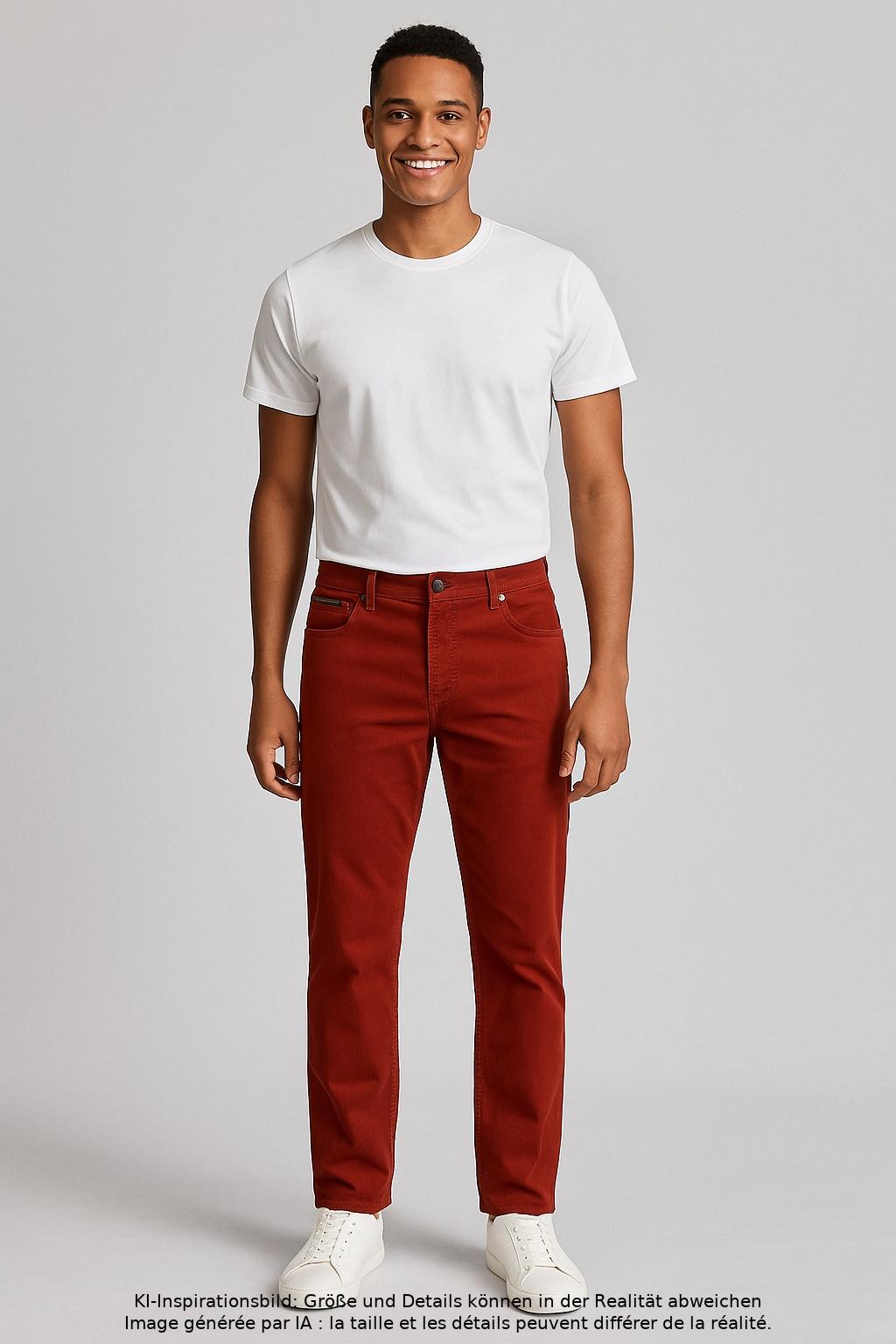 Thumbnail - Wrangler Herren Jeans, rot, Gr. 32