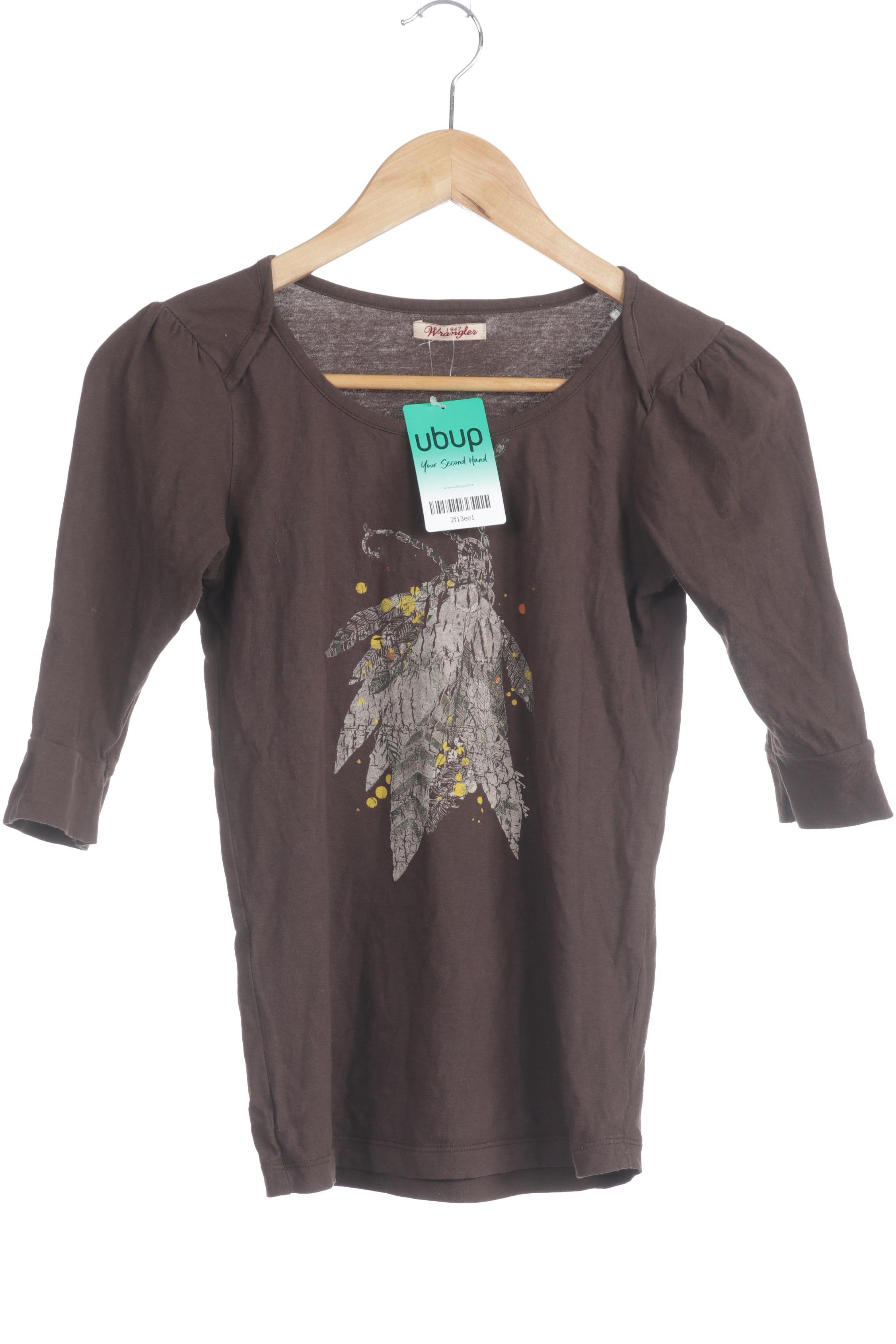 

Wrangler Damen Langarmshirt, braun, Gr. 170