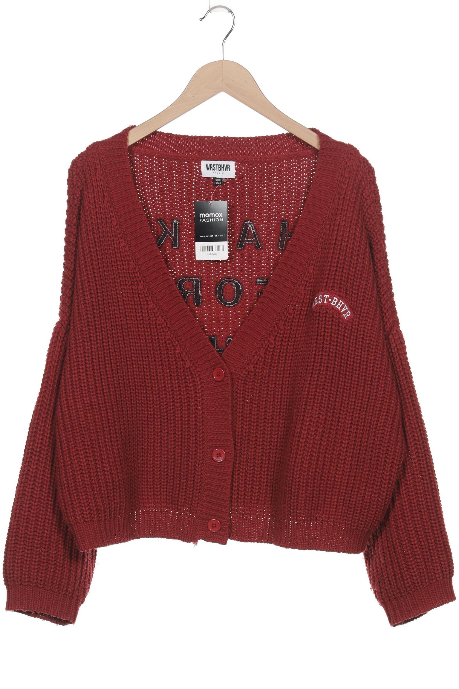 

Wrstbhvr Damen Strickjacke, bordeaux, Gr. uni