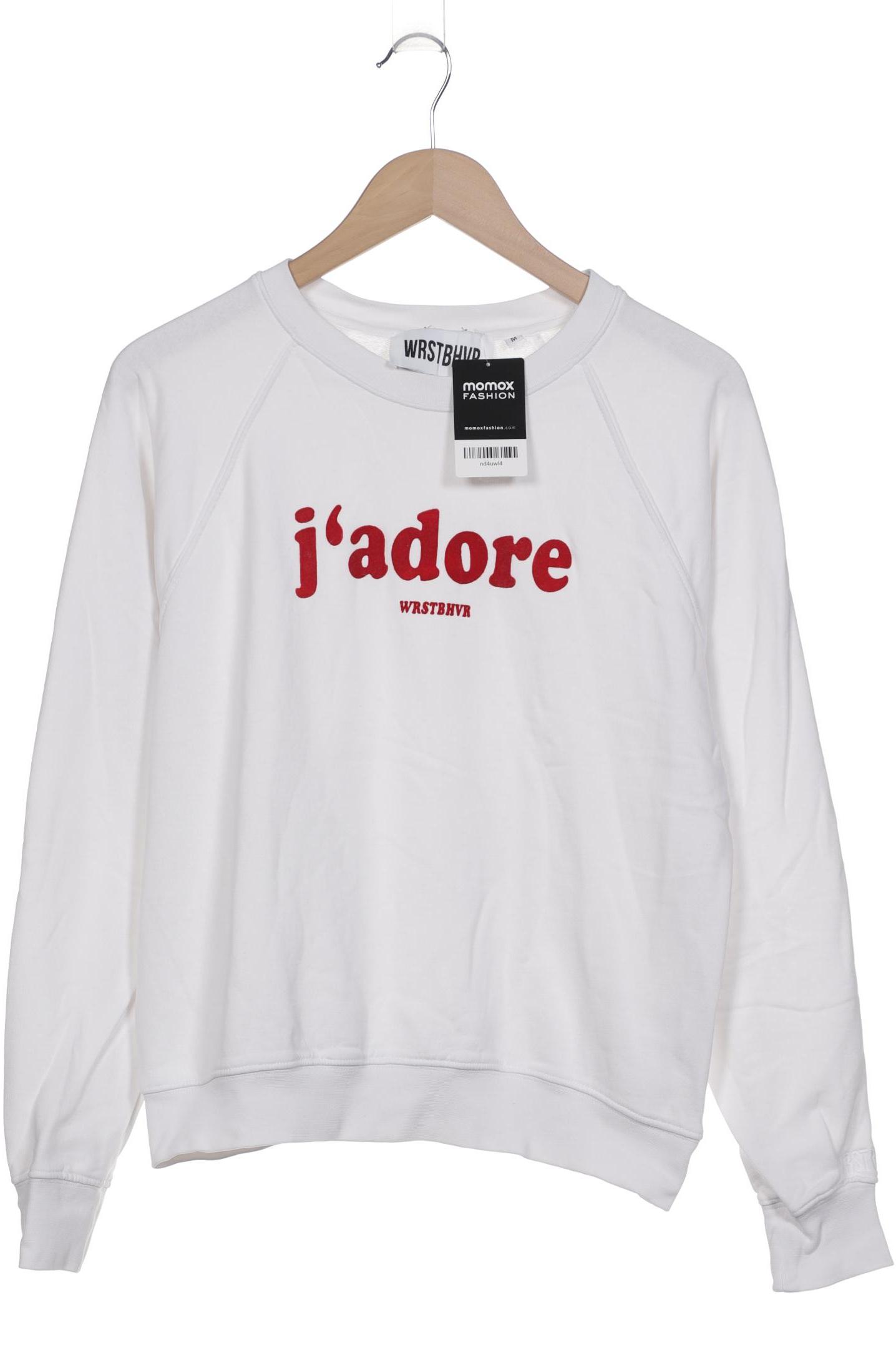 

Wrstbhvr Damen Sweatshirt, weiß, Gr. 38