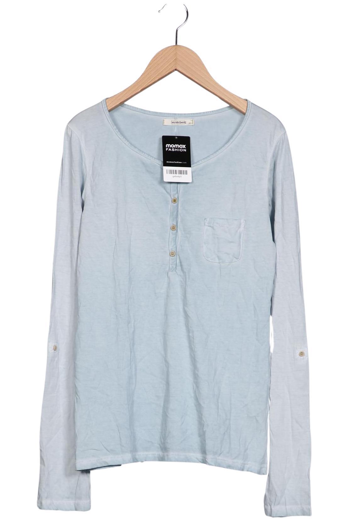 

wunderwerk Damen Langarmshirt, hellblau, Gr. 38