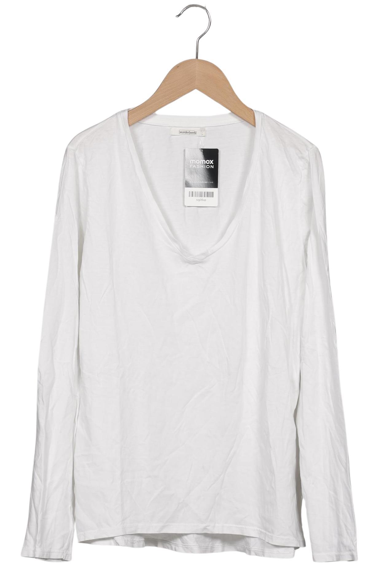 

wunderwerk Damen Langarmshirt, weiß, Gr. 42