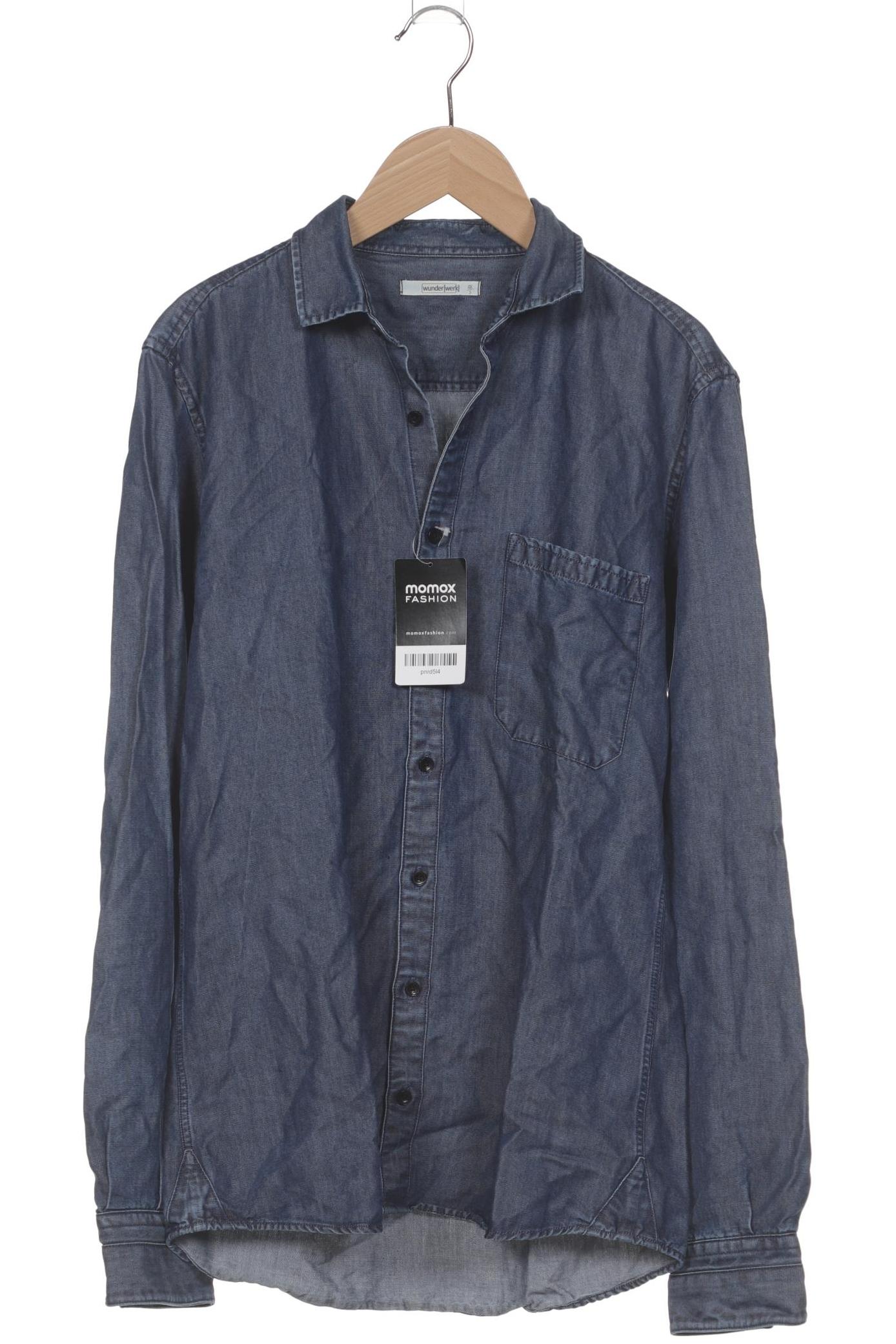 

wunderwerk Herren Hemd, marineblau, Gr. 46