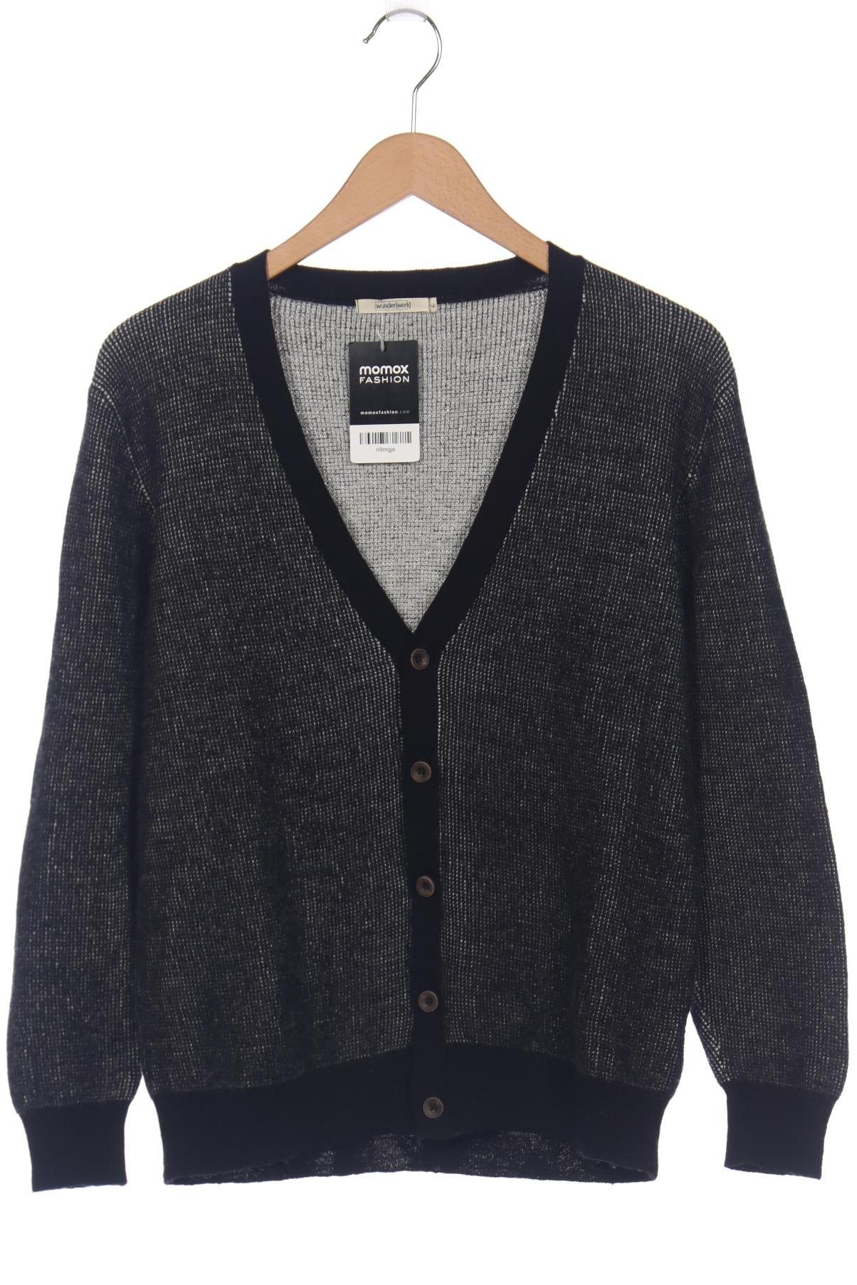 

wunderwerk Herren Strickjacke, schwarz, Gr. 48