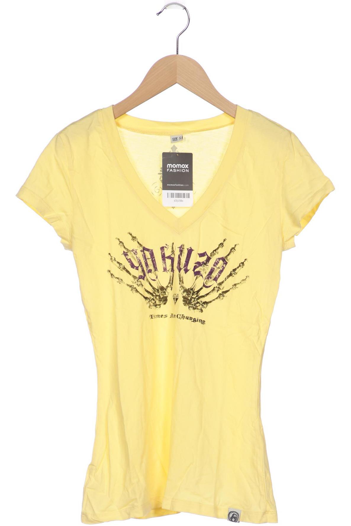 Thumbnail - Yakuza Damen T-Shirt, gelb, Gr. 36