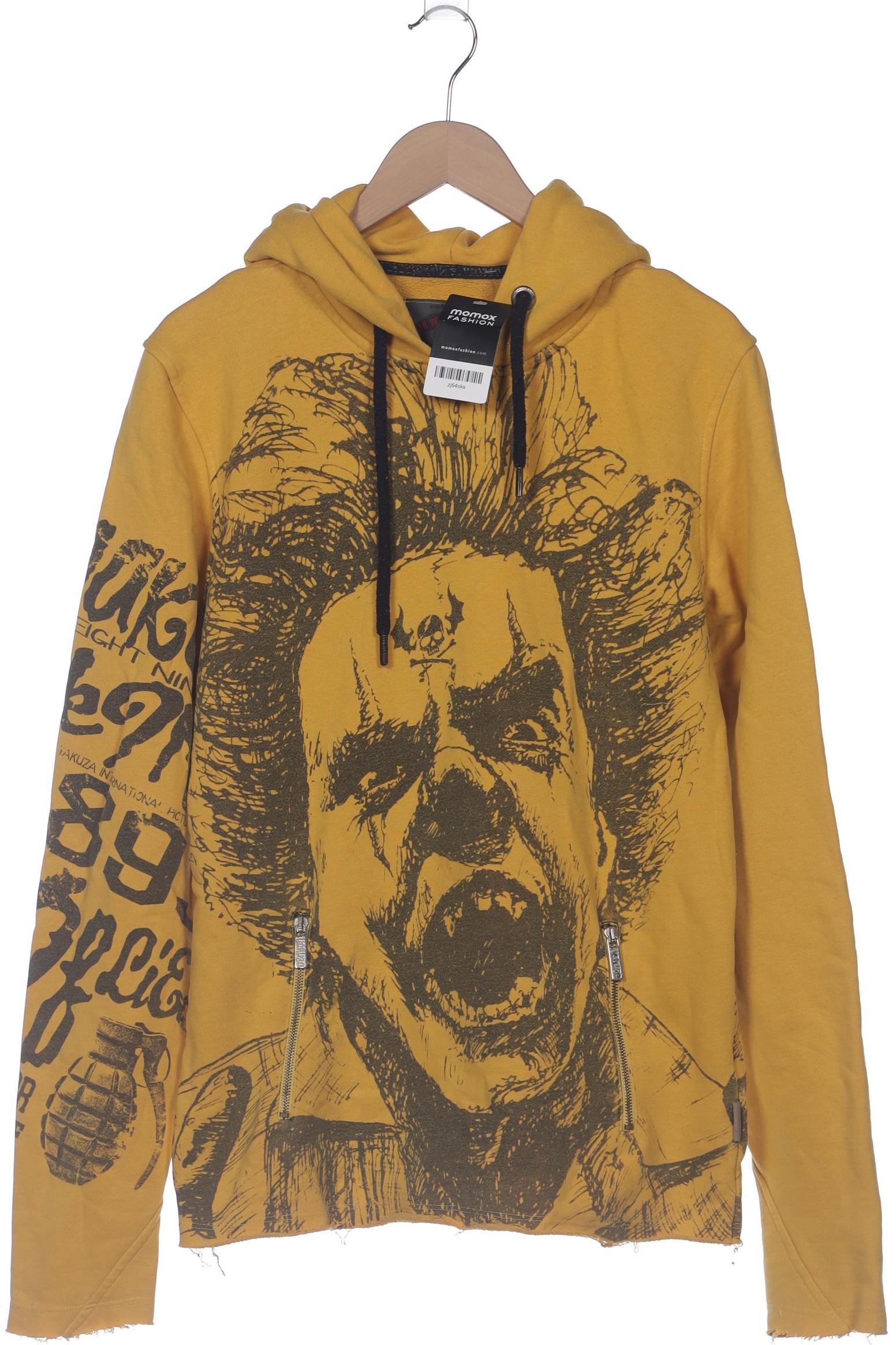 

Yakuza Herren Kapuzenpullover, gelb, Gr. 52