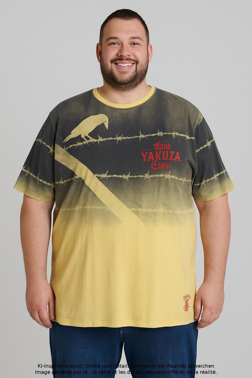 

Yakuza Herren T-Shirt, gelb, Gr. 62