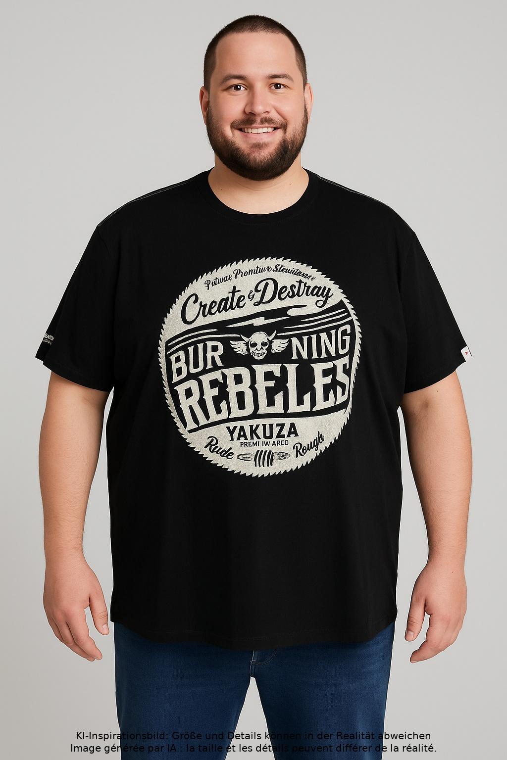 

Yakuza Herren T-Shirt, schwarz, Gr. 60