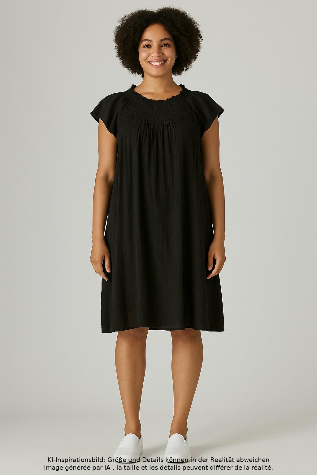 

YAS Damen Kleid, schwarz, Gr. 38