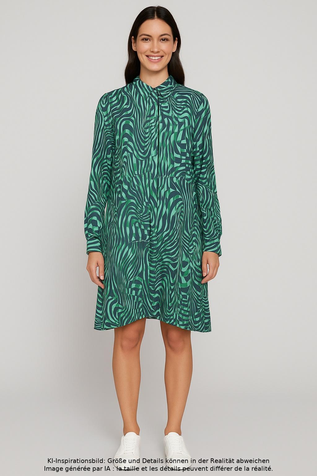 

YAS Damen Kleid, grün, Gr. 34