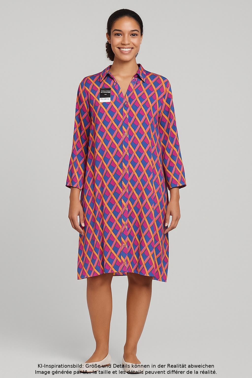 

YAS Damen Kleid, mehrfarbig, Gr. 38