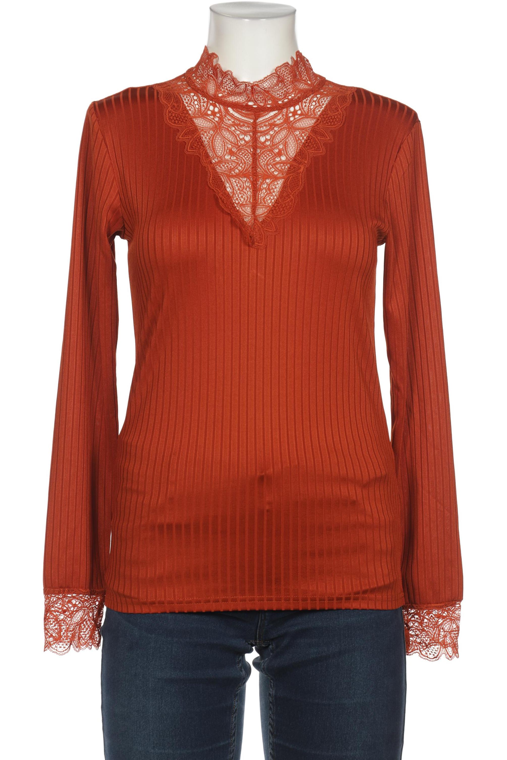 

YAS Damen Langarmshirt, orange, Gr. 42