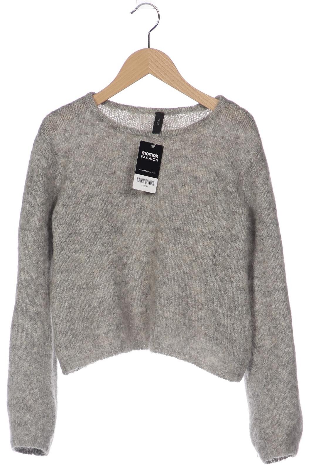 

YAS Damen Pullover, grau, Gr. 34