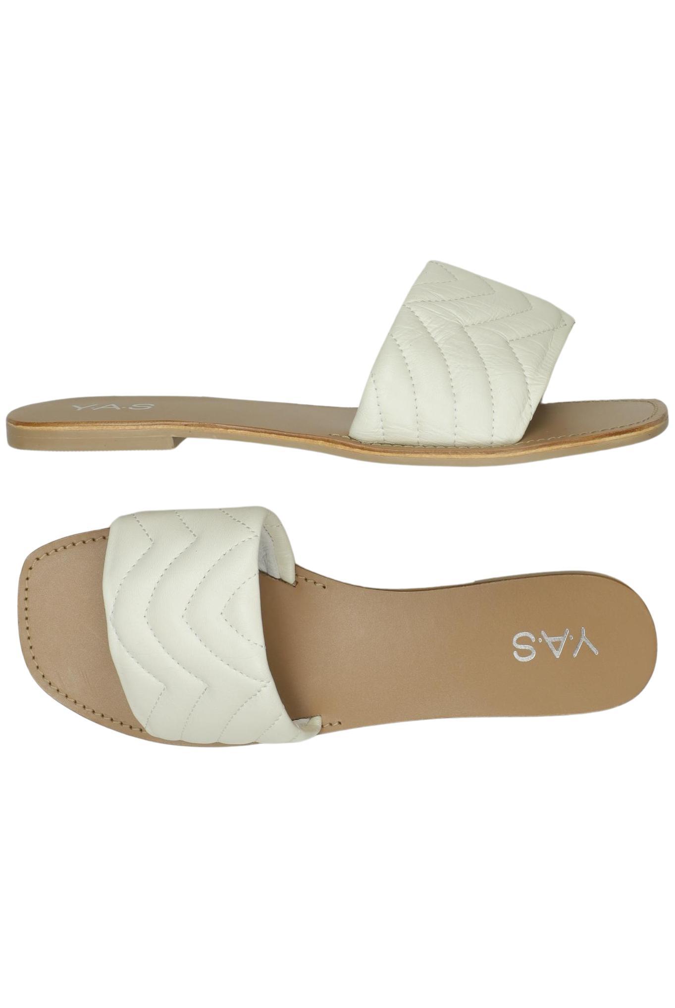 

YAS Damen Sandale, cremeweiß, Gr. 40