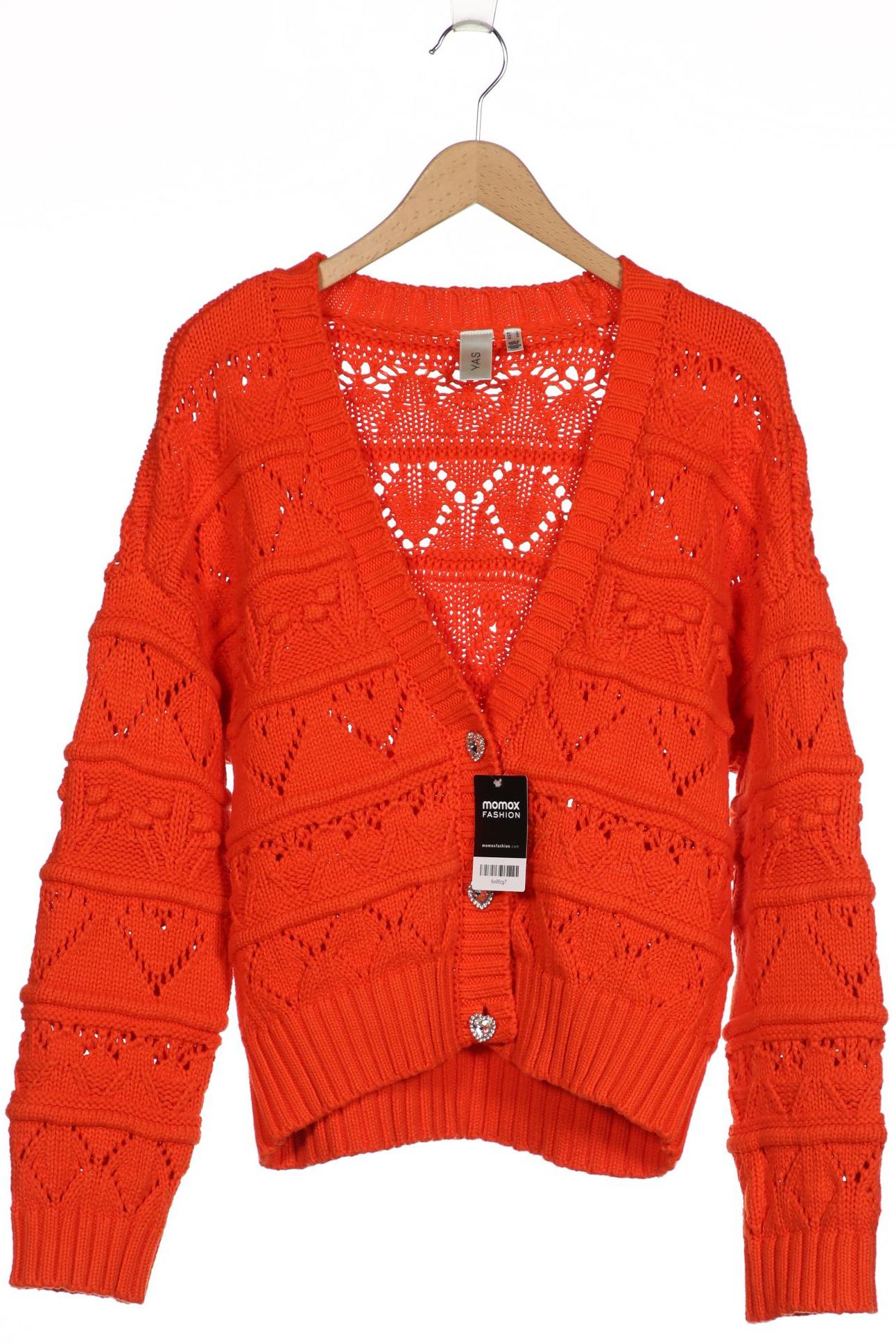 

YAS Damen Strickjacke, orange, Gr. 38