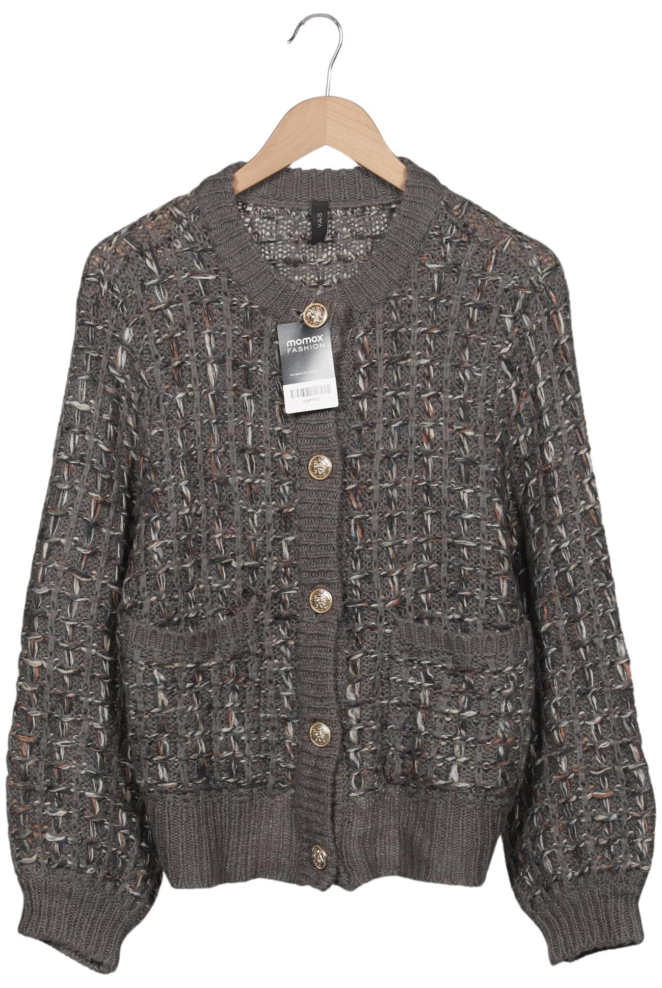 

YAS Damen Strickjacke, grau, Gr. 38