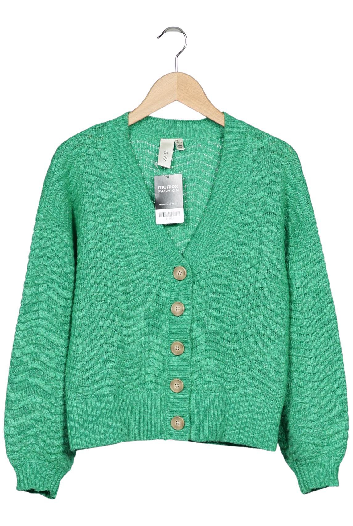 

YAS Damen Strickjacke, grün, Gr. 36