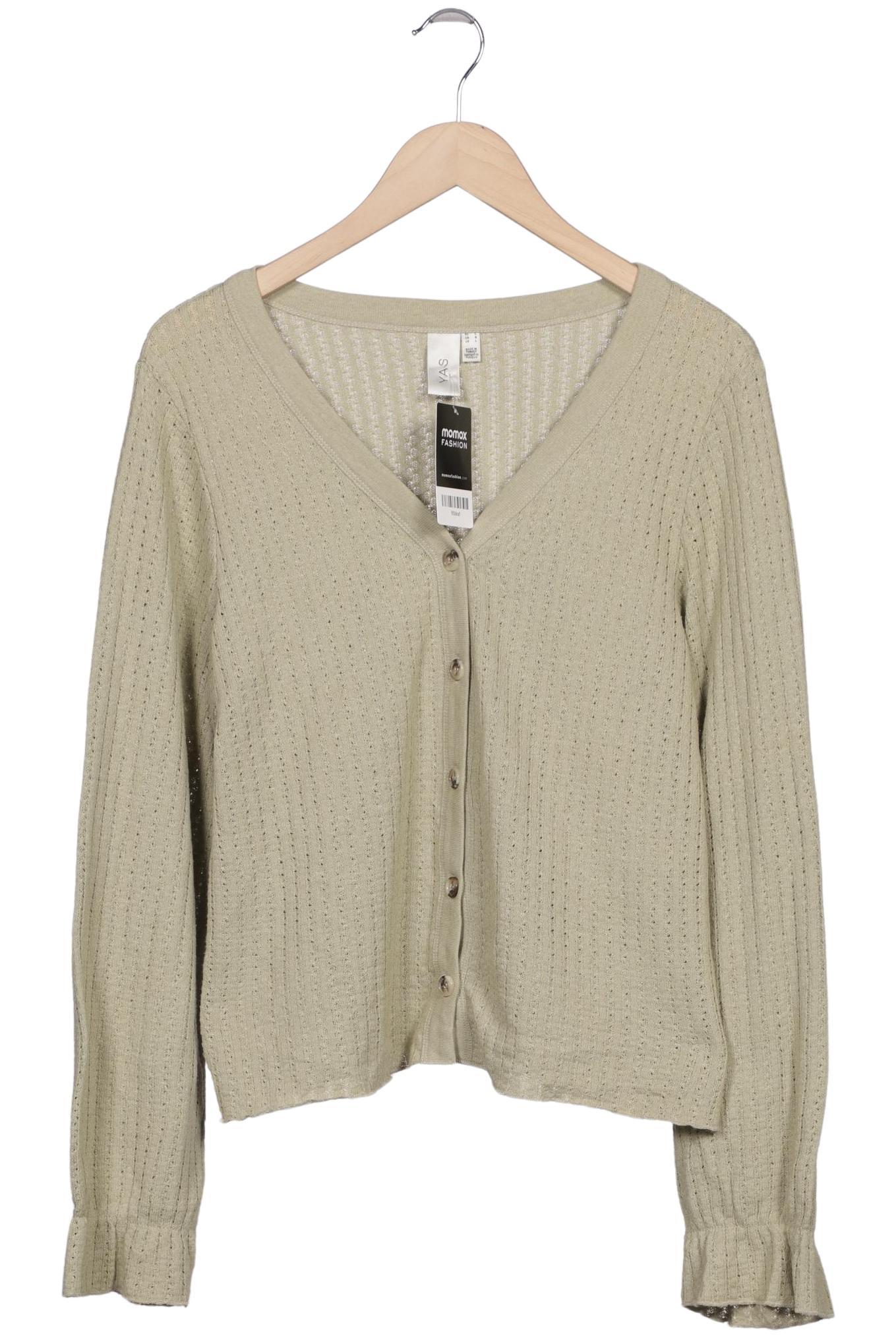 

YAS Damen Strickjacke, grün, Gr. 42